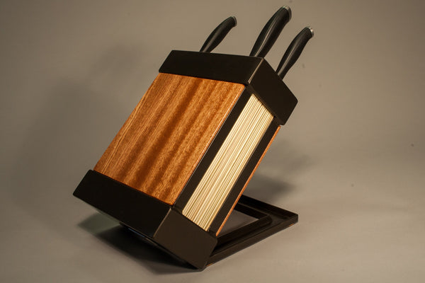 Hand Crafted Custom Made Knife Block by Clark Wood Creations