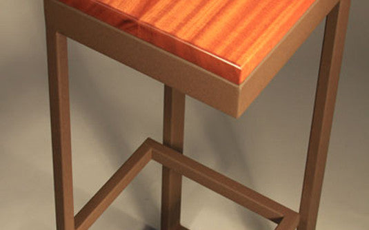 Bar Stool - TerraSteel Furniture Design - custom furniture in Bend Oregon