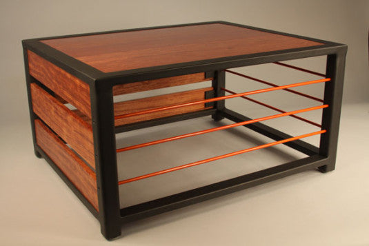 Custom Coffee Table - TerraSteel Furniture Design - custom furniture in Bend Oregon