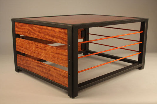 Custom Coffee Table - TerraSteel Furniture Design - custom furniture in Bend Oregon