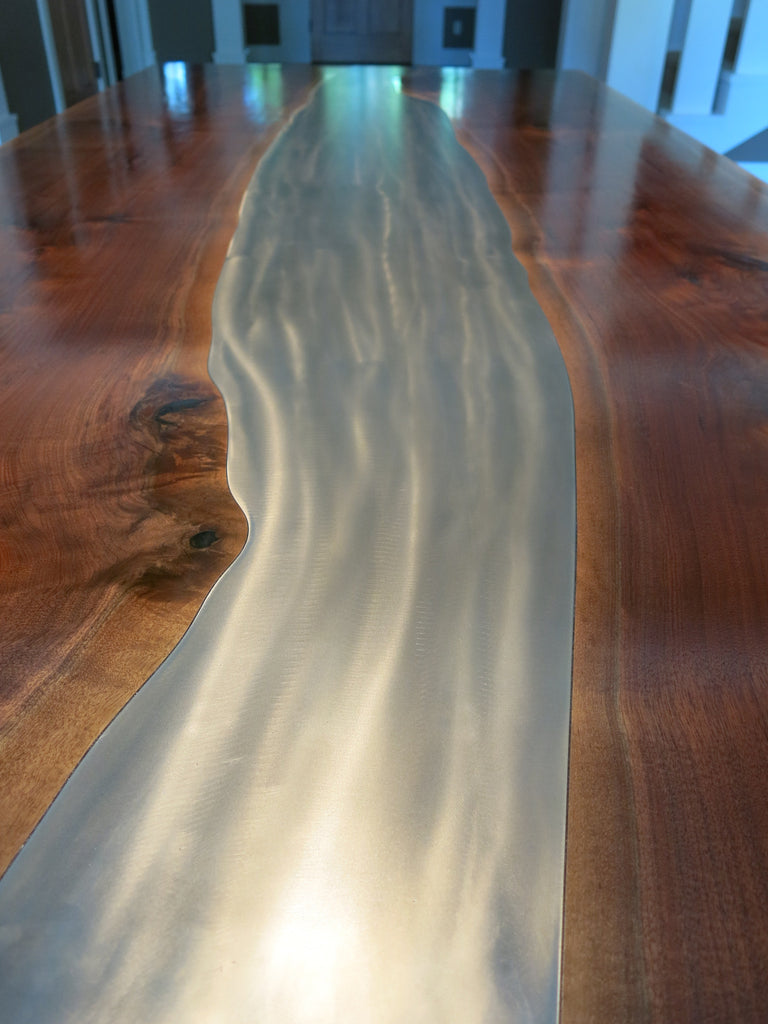 Black Walnut "Living River" Table