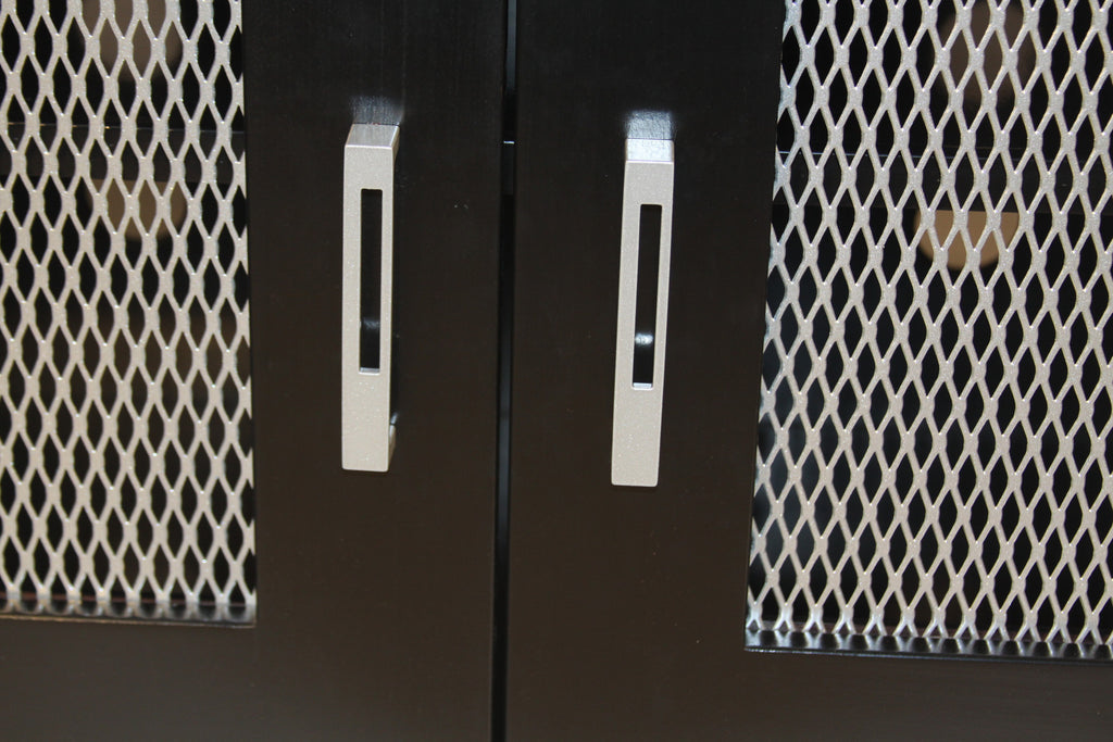 Obsidian Modern Media Cabinet