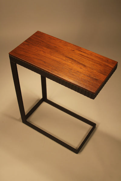 Walnut “C” Accent Tables