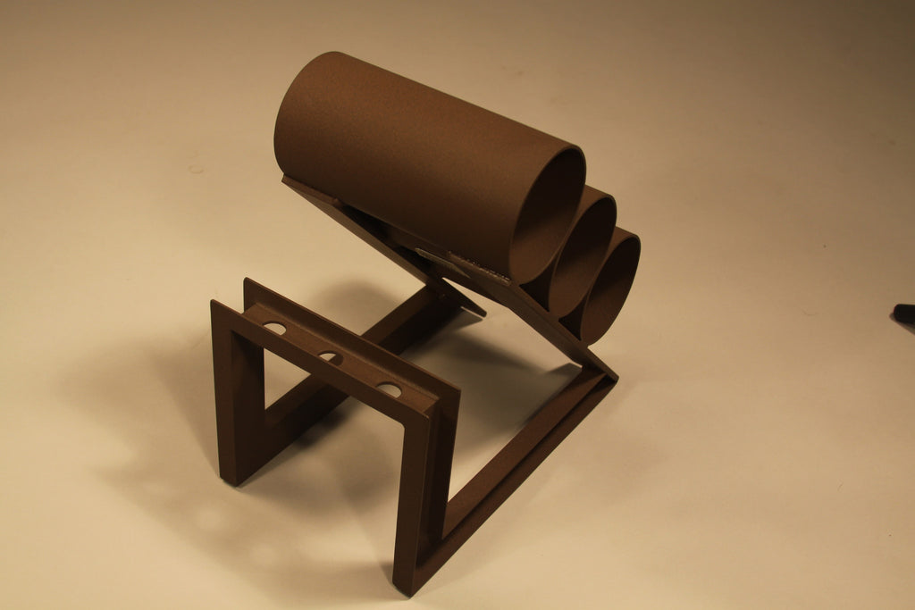 "Barrel Roll" Wine Rack