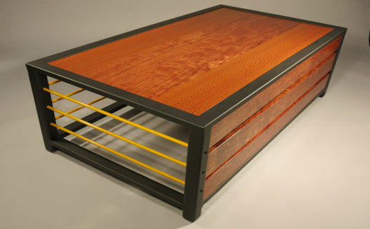 Custom Coffee Table - TerraSteel Furniture Design - custom furniture in Bend Oregon