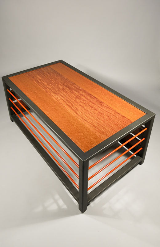 Custom Coffee Table - TerraSteel Furniture Design - custom furniture in Bend Oregon