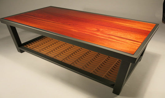 Custom Coffee Table - TerraSteel Furniture Design - custom furniture in Bend Oregon