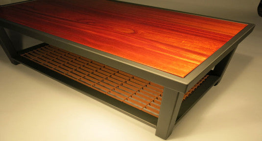 Custom Coffee Table - TerraSteel Furniture Design - custom furniture in Bend Oregon