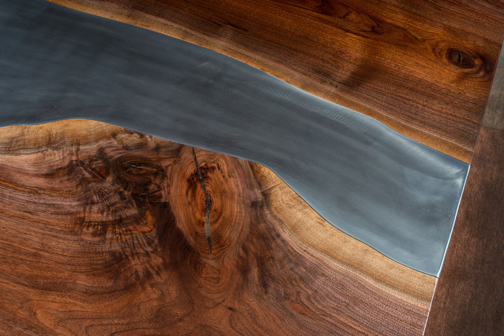 Black Walnut "Living River" Table