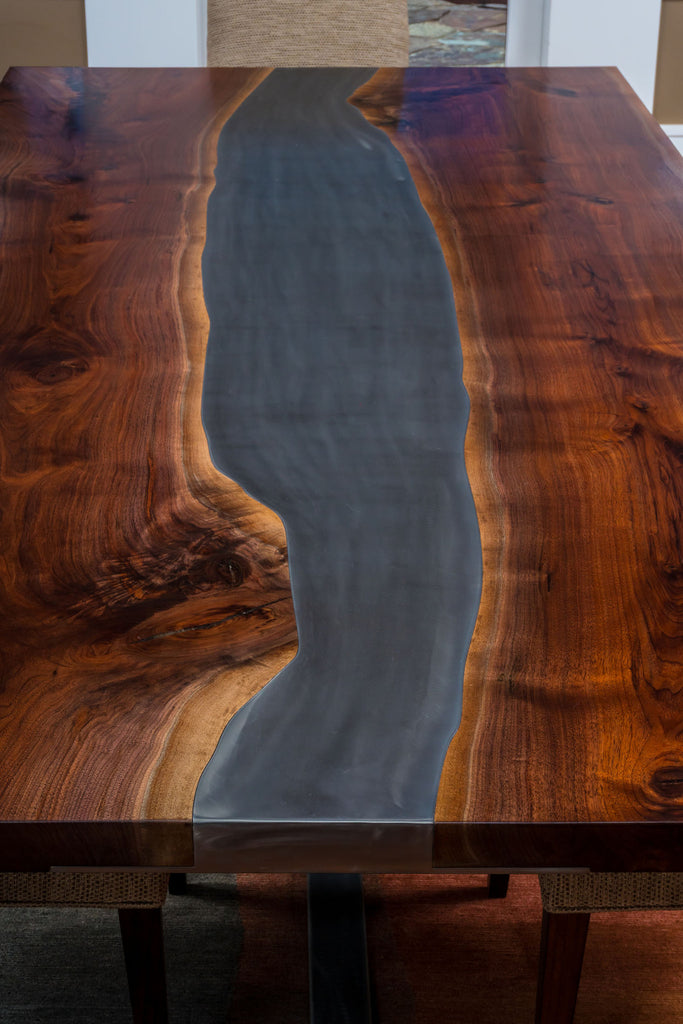 Black Walnut "Living River" Table