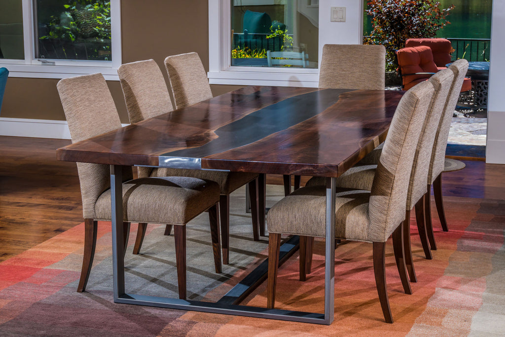 Black Walnut "Living River" Table