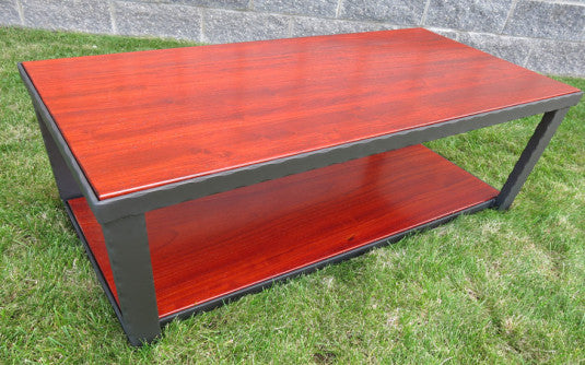 Custom Coffee Table - TerraSteel Furniture Design - custom furniture in Bend Oregon
