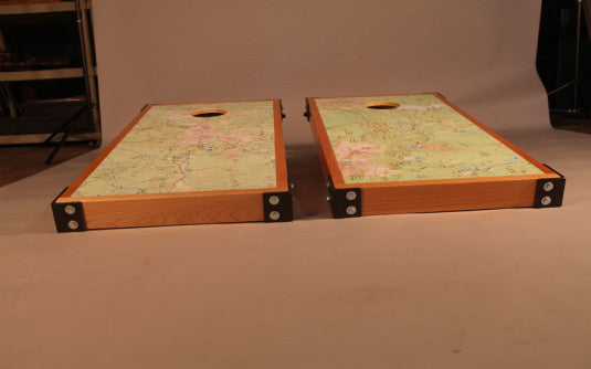 Cornhole Board - TerraSteel Furniture Design - custom furniture in Bend Oregon
