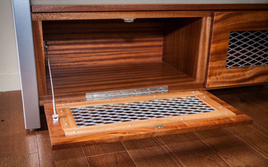 Custom Media Cabinet - TerraSteel Furniture Design - Bend, Oregon