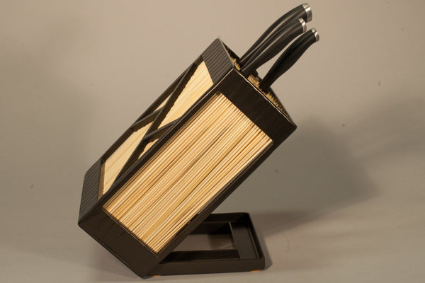 TerraSteel Furniture Design - Bend, Oregon - Custom Steel Knife Block