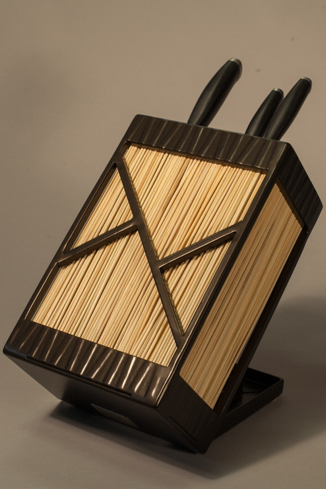 TerraSteel Furniture Design - Bend, Oregon - Custom Steel Knife Block