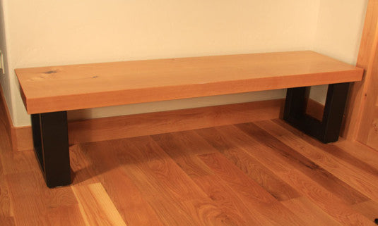 Custom Bench - TerraSteel Furniture Design - custom furniture in Bend Oregon