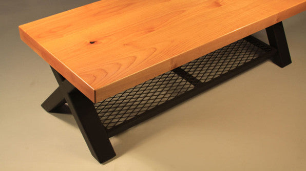 Custom Bench - TerraSteel Furniture Design - custom furniture in Bend Oregon