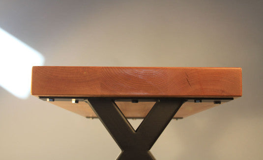 Custom Bench - TerraSteel Furniture Design - custom furniture in Bend Oregon