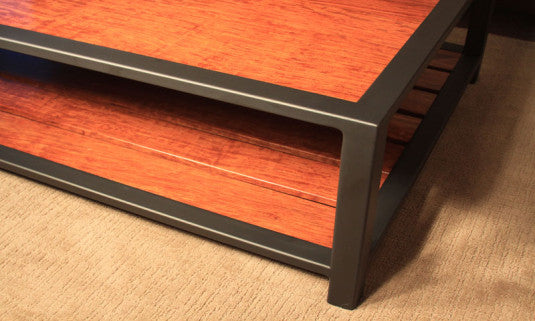 Coffee Table - TerraSteel Furniture Design - custom furniture in Bend Oregon