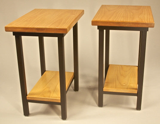 Custom End Tables - TerraSteel Furniture Design - custom furniture in Bend Oregon
