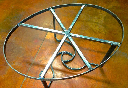 Custom Coffee Table - TerraSteel Furniture Design - custom furniture in Bend Oregon