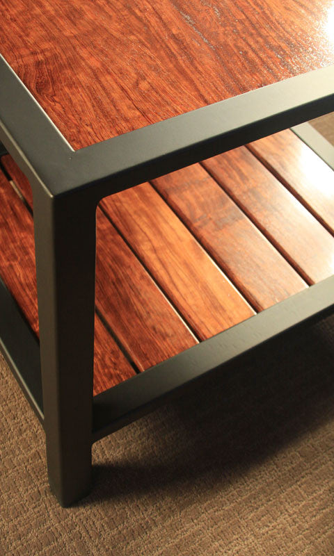 Custom End Tables - TerraSteel Furniture Design - custom furniture in Bend Oregon