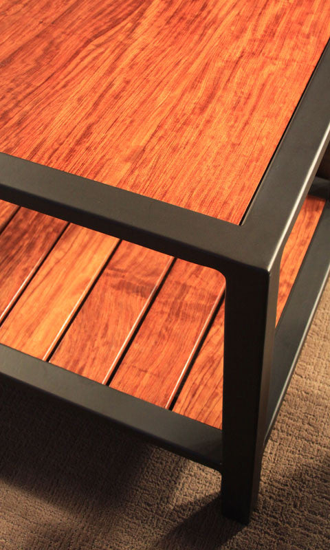 Custom End Tables - TerraSteel Furniture Design - custom furniture in Bend Oregon