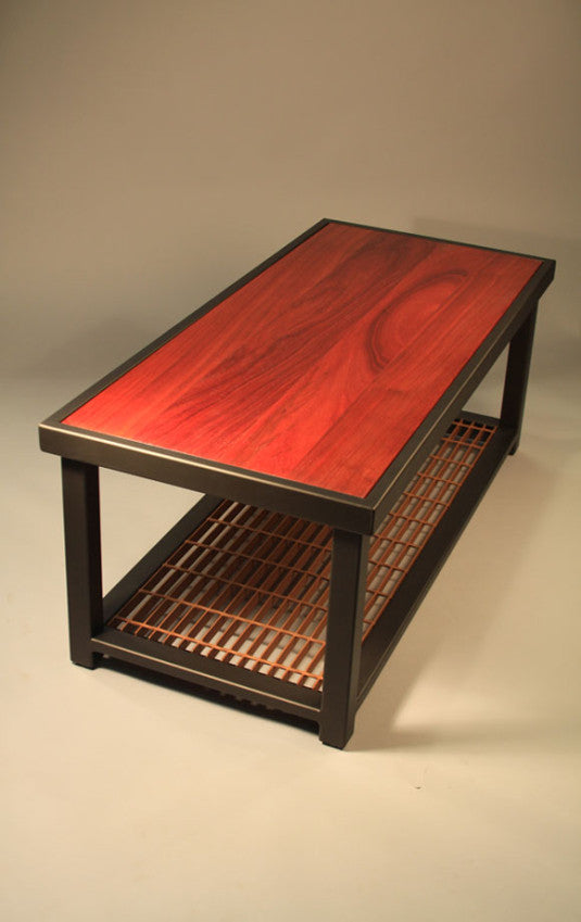 Custom Coffee Table - TerraSteel Furniture Design - custom furniture in Bend Oregon