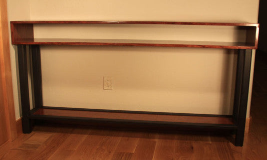 Custom Console Table - TerraSteel Furniture Design - custom furniture in Bend Oregon